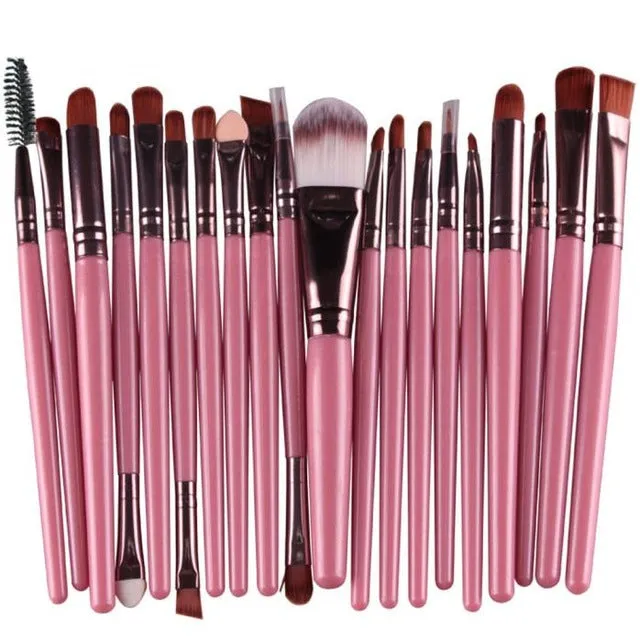 20pcs/set Professional makeup brushes