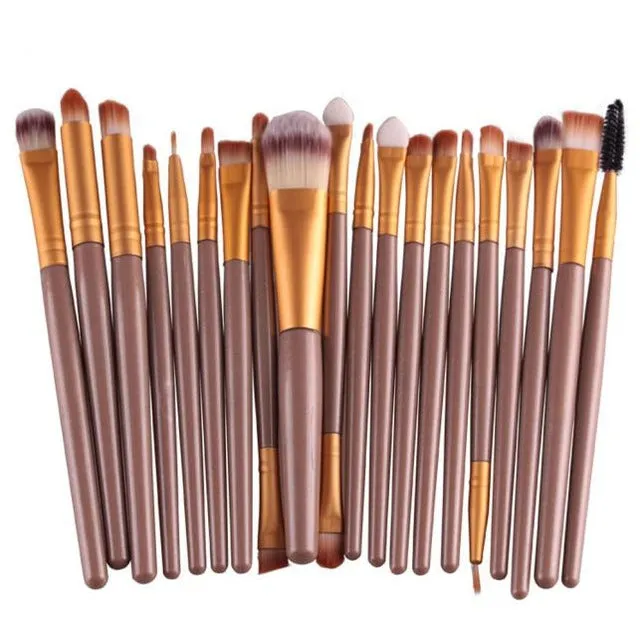 20pcs/set Professional makeup brushes