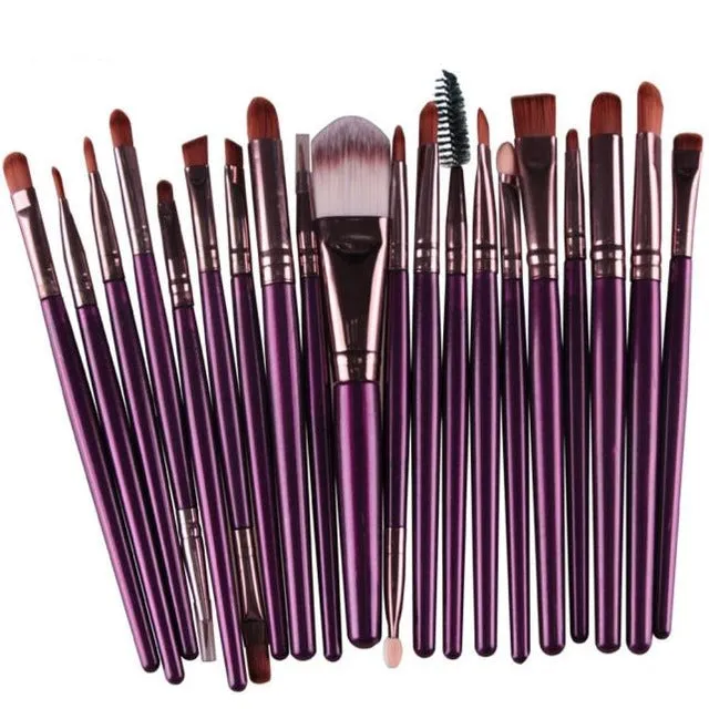 20pcs/set Professional makeup brushes