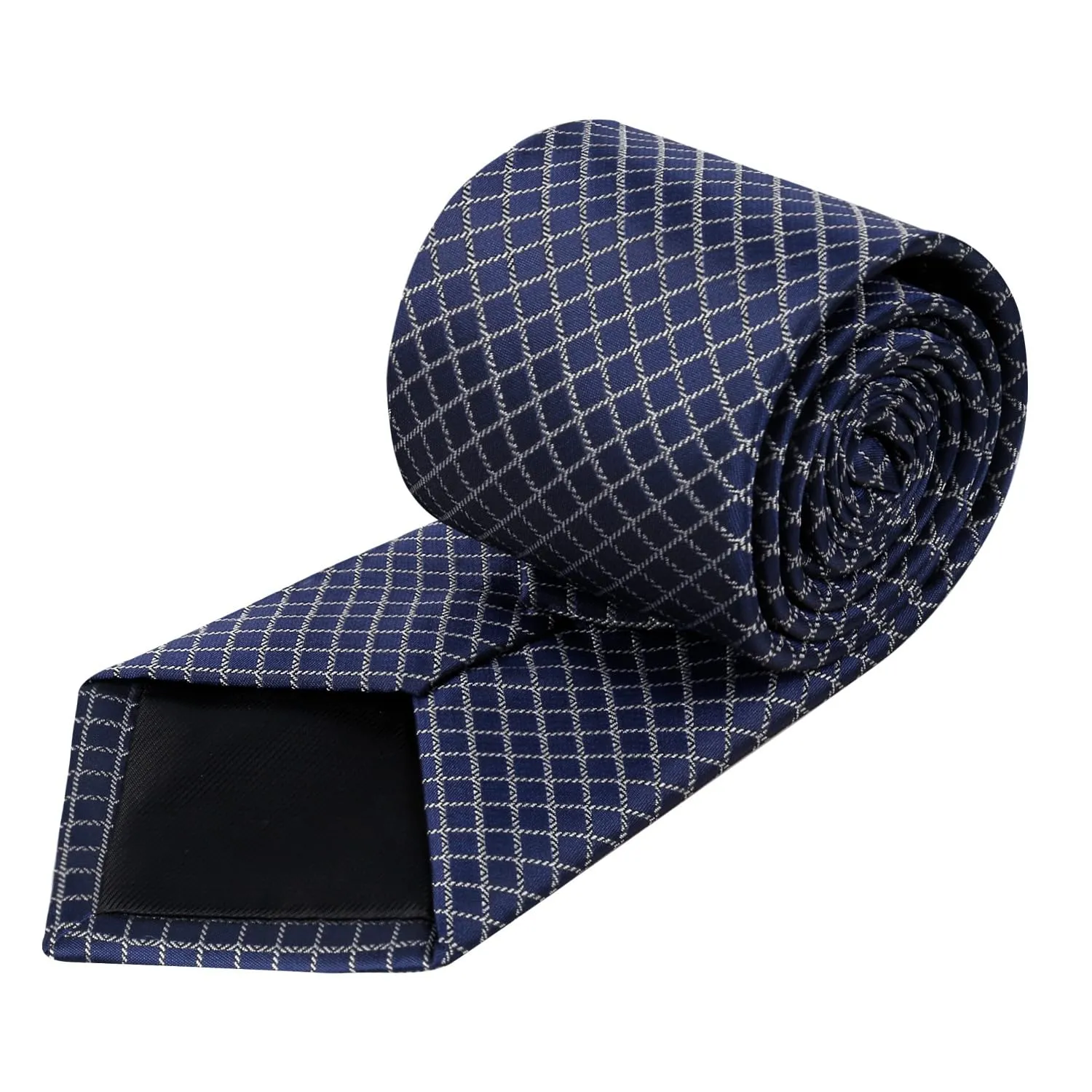 210 PCS Mens 3.15'' Width Square Pattern Ties Woven Classic Necktie