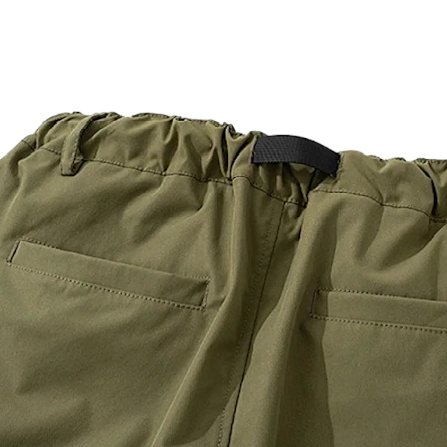 Baggy fit 3-D pocket cargo pants with belt