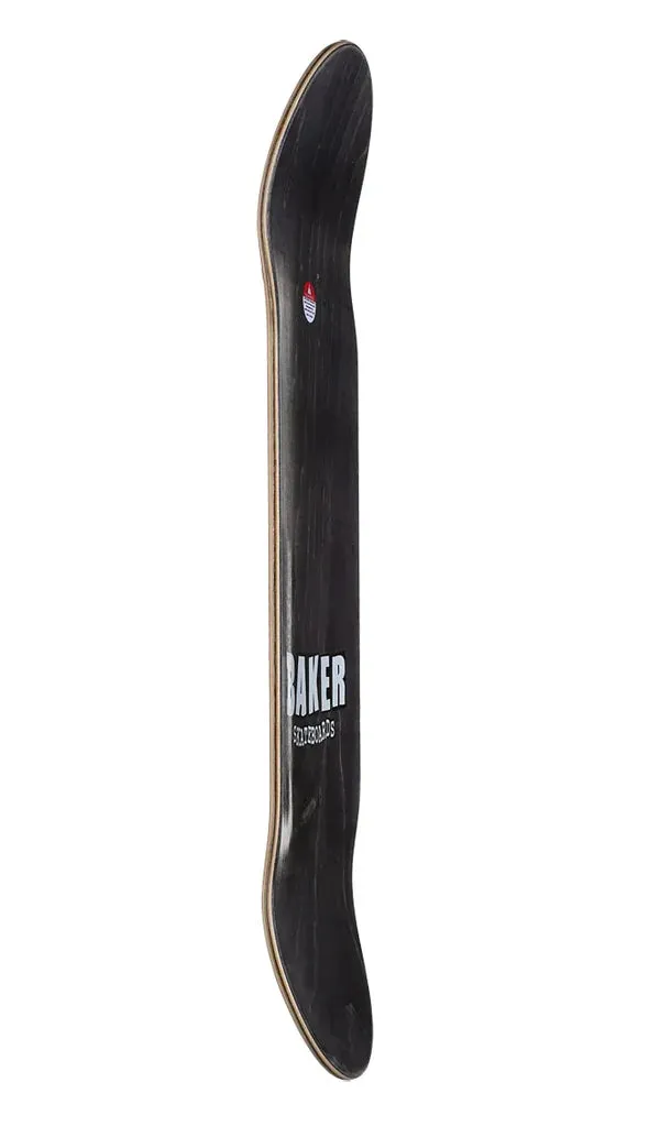 BAKER - Brand Logo White 8.5"