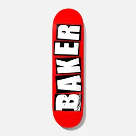 BAKER - Brand Logo White 8.5"