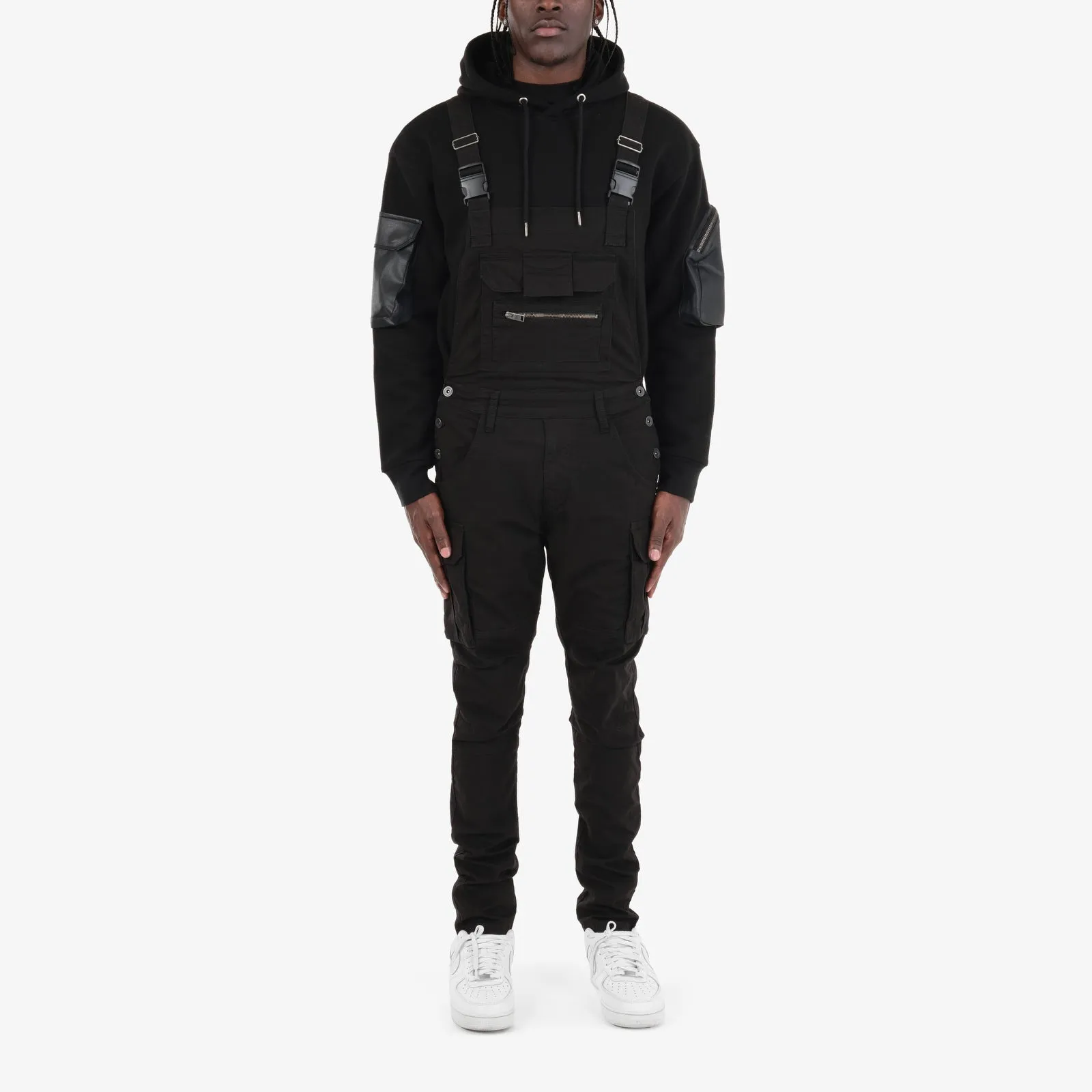 BLACK OVERALLS