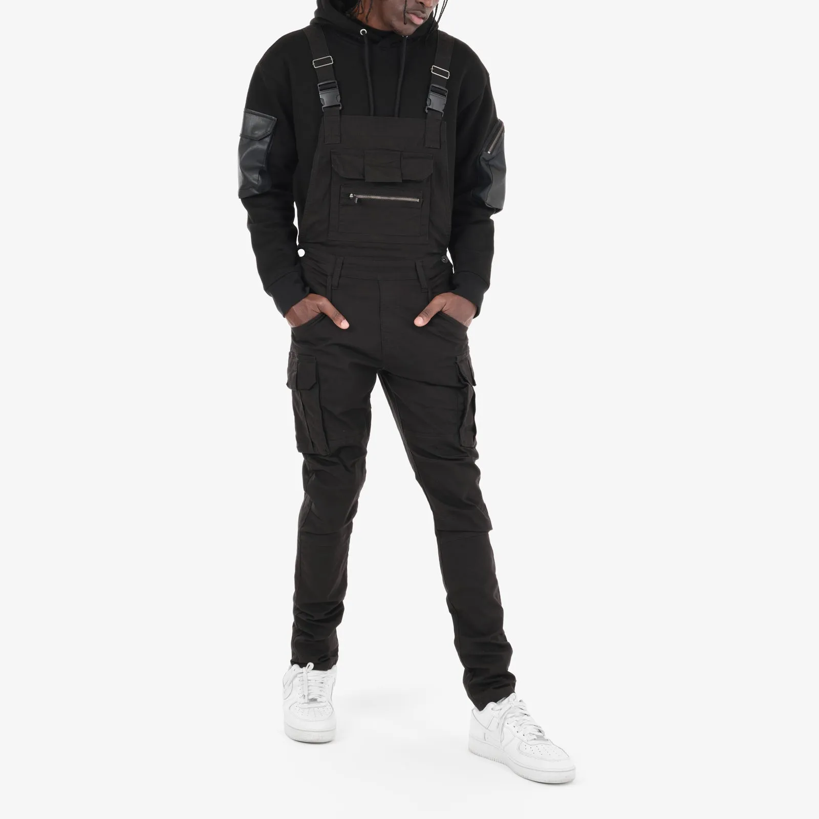 BLACK OVERALLS