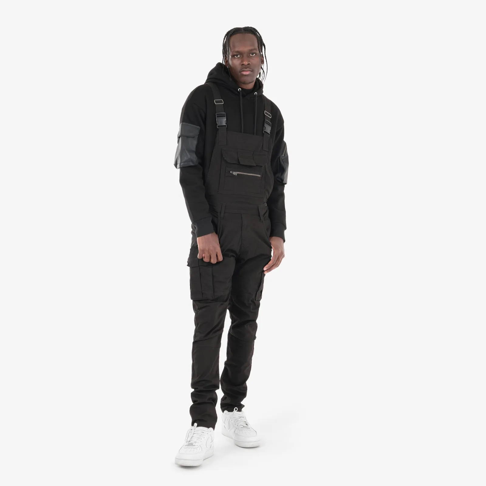 BLACK OVERALLS
