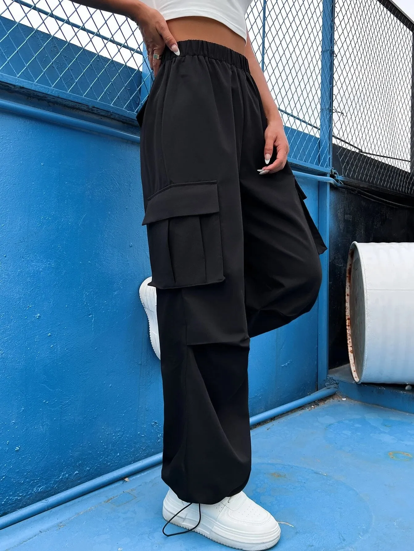 Casual Plain Cargo Pant