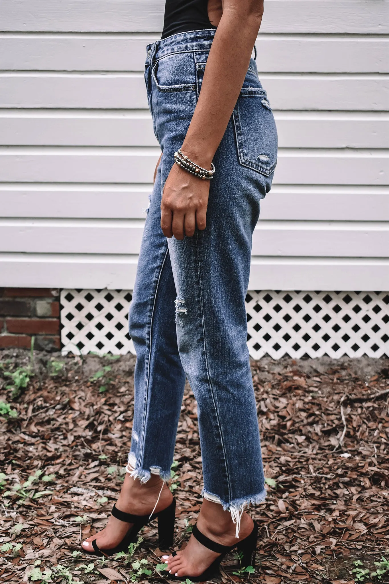 Darby Distressed Boyfriend Jean