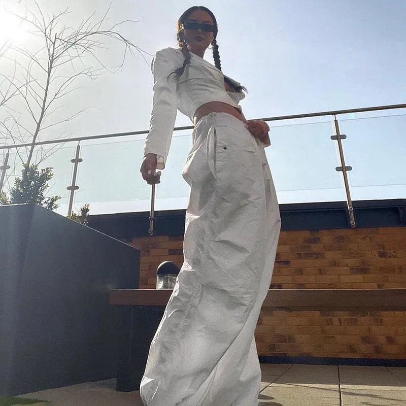 Drawstring Streetwear Cargo Pants