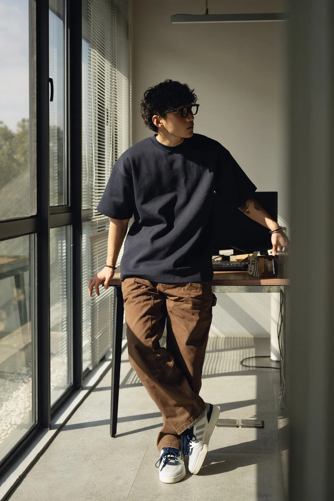 Julio - Retro Distressed Carpenter Cargo Pants