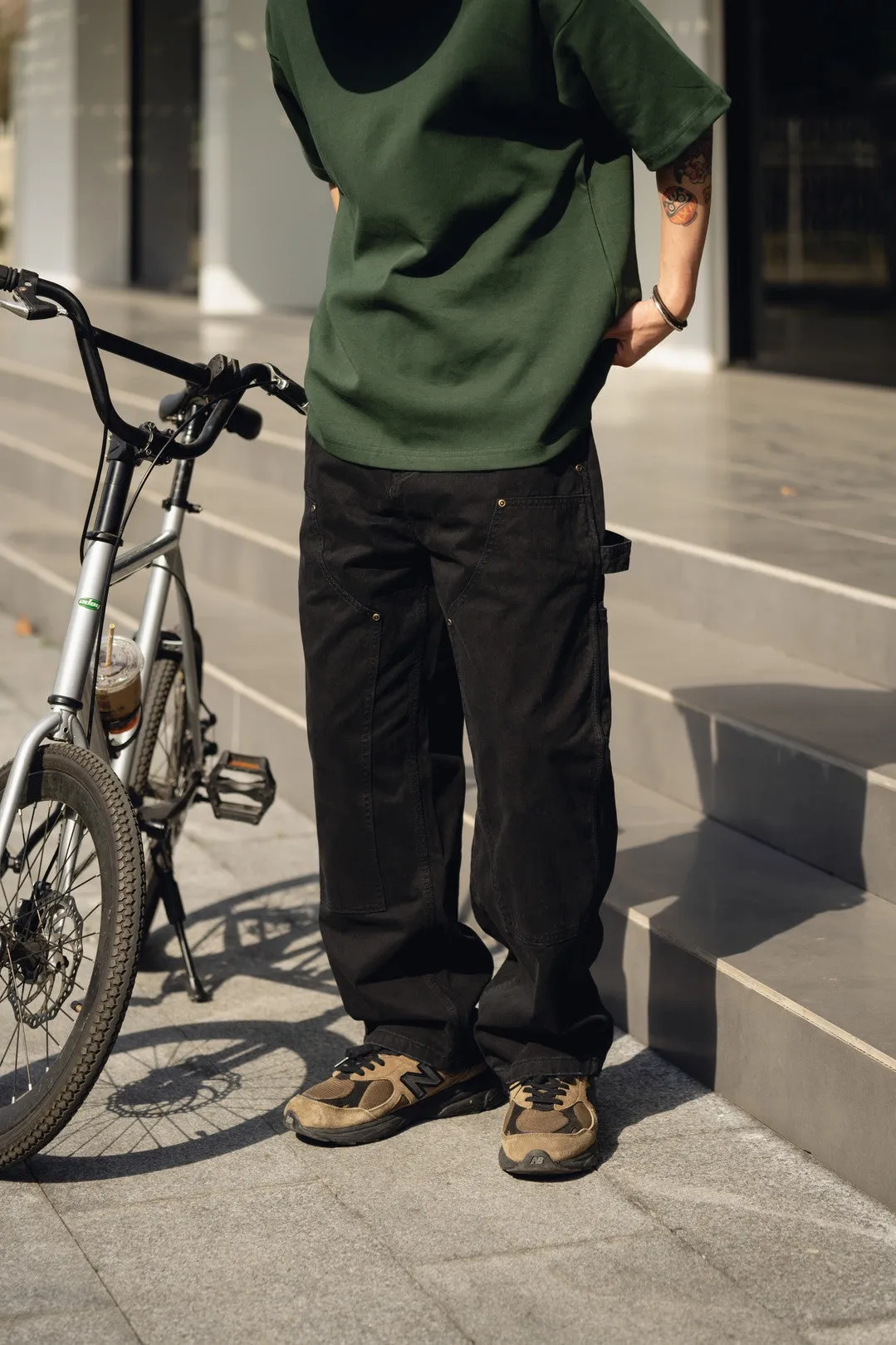 Julio - Retro Distressed Carpenter Cargo Pants
