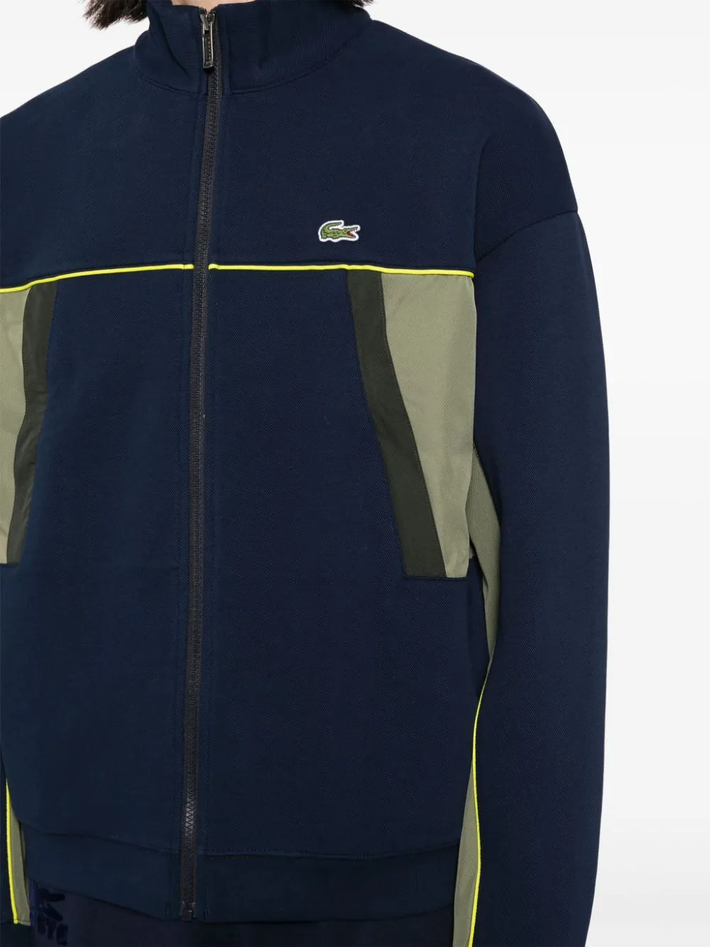 Logo-Patch Piqué Jacket