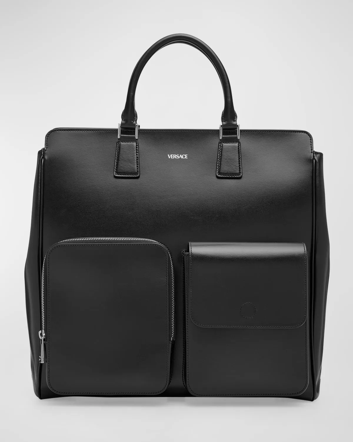 Men's Cargo Leather Tote Bag