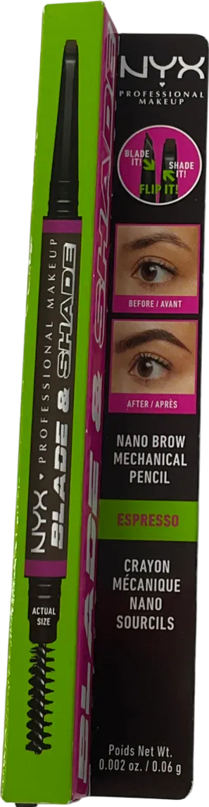 NYX Nano Brow Pencil Espresso 0.06