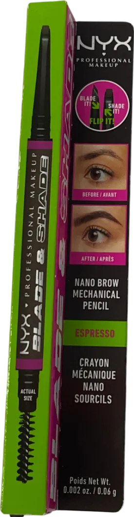 NYX Nano Brow Pencil Espresso 0.06