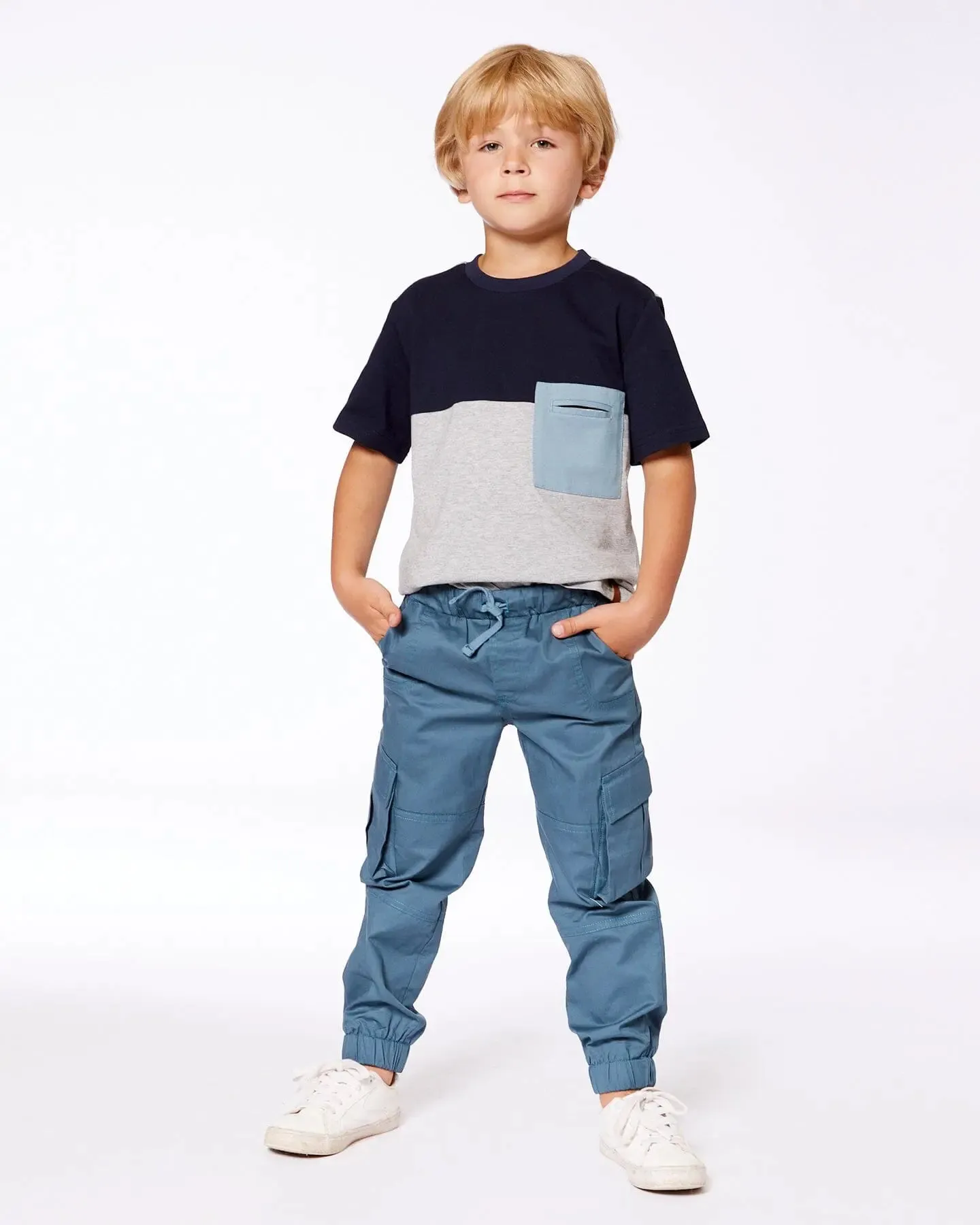 Parachute Cargo Pocket Jogger Pants Dark Teal
