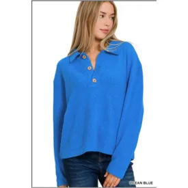 Plush Collared Sweater ~ Customer Favorites