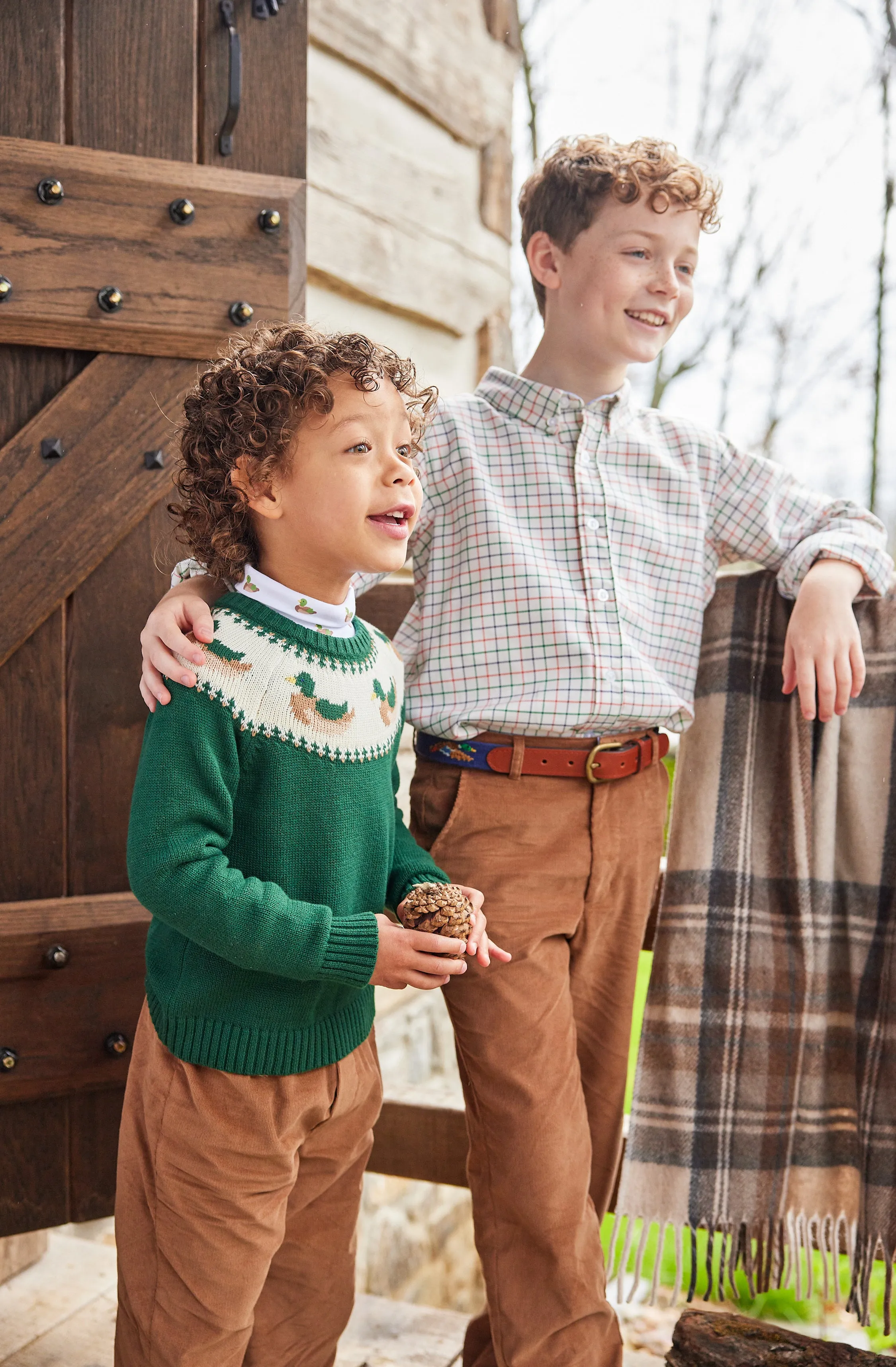 Printed Turtleneck - Mallard