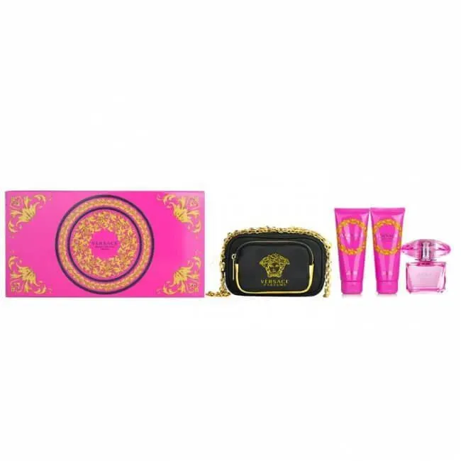 Set 4 Piezas Bright Crystal Absolu para Mujer de Versace EDP