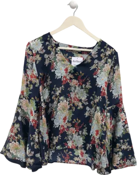 Uterqüe Multicolour Floral Print Blouse UK S