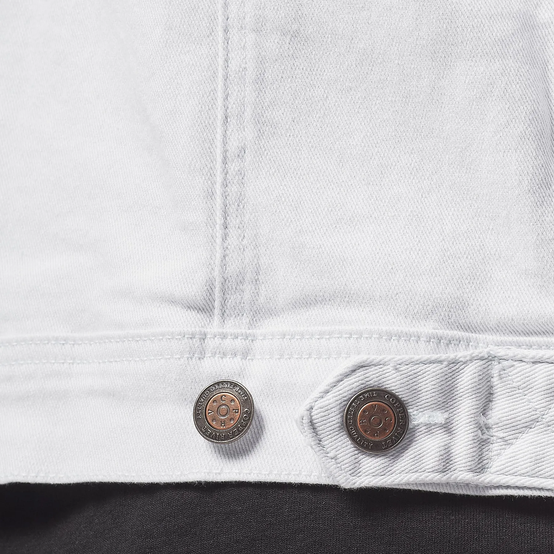 WHITE DENIM JACKET